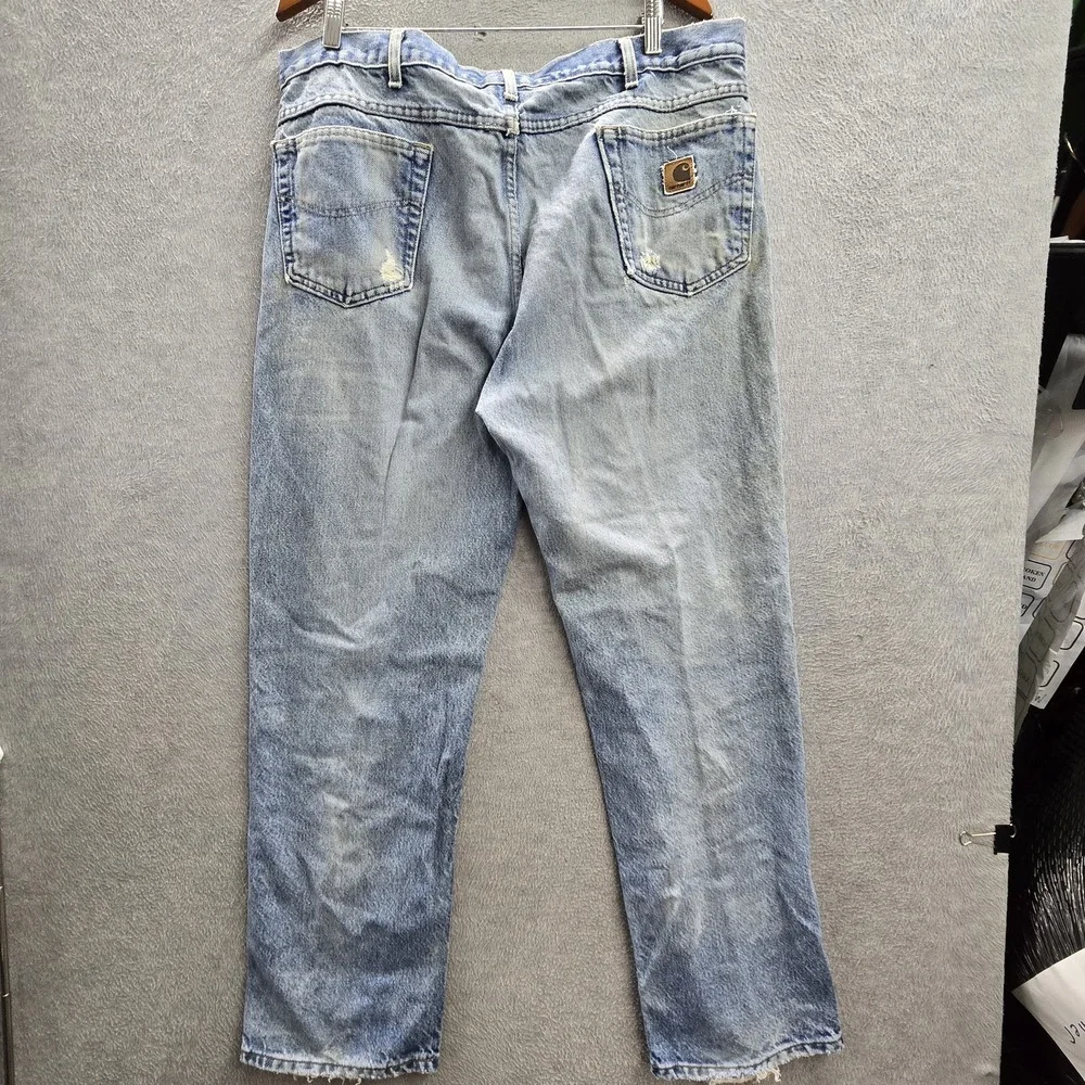 VINTAGE Carhartt Men Jeans 40X32 Traditional UFCW Union Made B180 DST Y2K READ